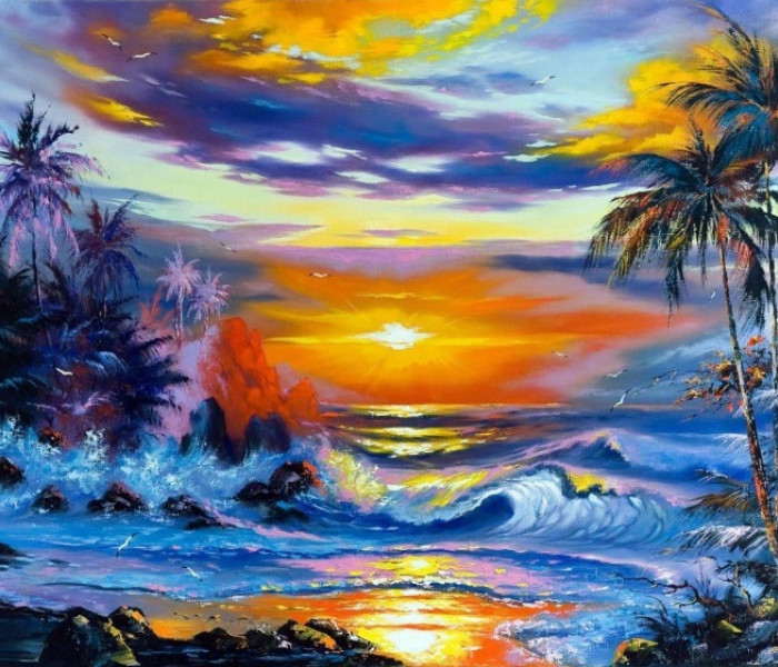 Puzzle - Nova puzzle - Západ slunce